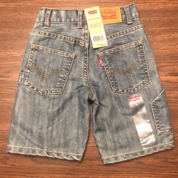 Levi’s NWT toddler size 2 utility denim shorts - Picture 2 of 8